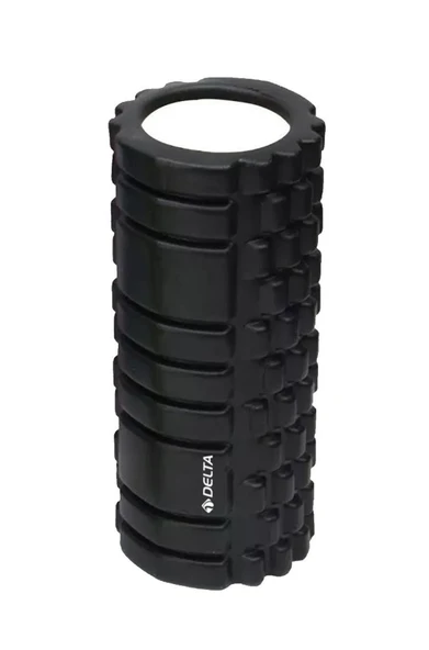 DeltaYüksek Yoğunlukta Orta Sert Deluxe Foam Roller Masaj Köpüğü Pilates Masaj Rulosu SFR-793 SİYAH ürün görseli 1