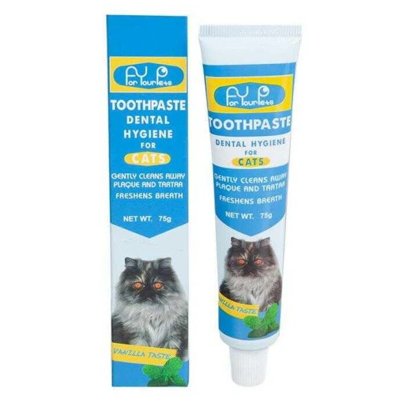 Tooth Paste Dental Vanilya Aromalı Kedi Diş Macunu 75 Gr ürün görseli 1