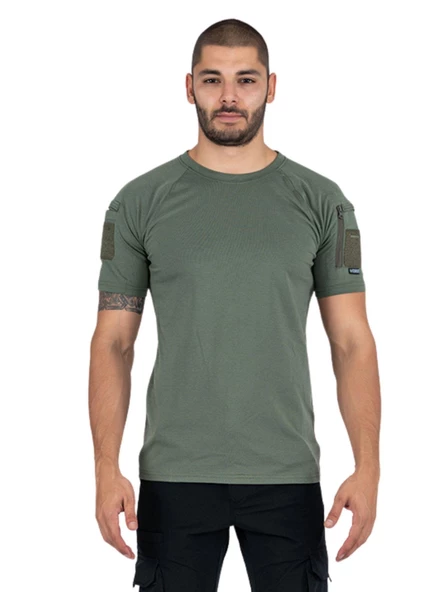 Combat Tactikal taktik tişört yuvarlak bisiklet yaka tişört outdoor T-shirt- 801 PİKE ürün görseli 1
