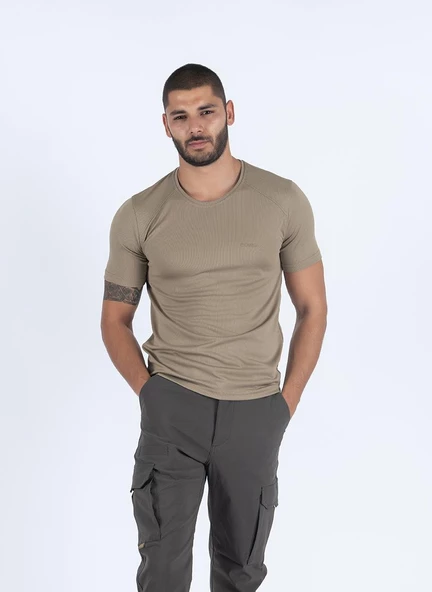 Combat Tactical Outdoor Tişört Günlük Sıfır Yaka Sporcu Erkek Tişörtü T-Shirf - 807 Ygm ürün görseli 1