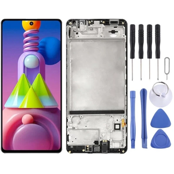 Cbtx Samsung Galaxy M51 Sm-m515 Sayısallaştırıcı Uyumlu Lcd Ekran Çerçeveli Tam Montaj ürün görseli 1
