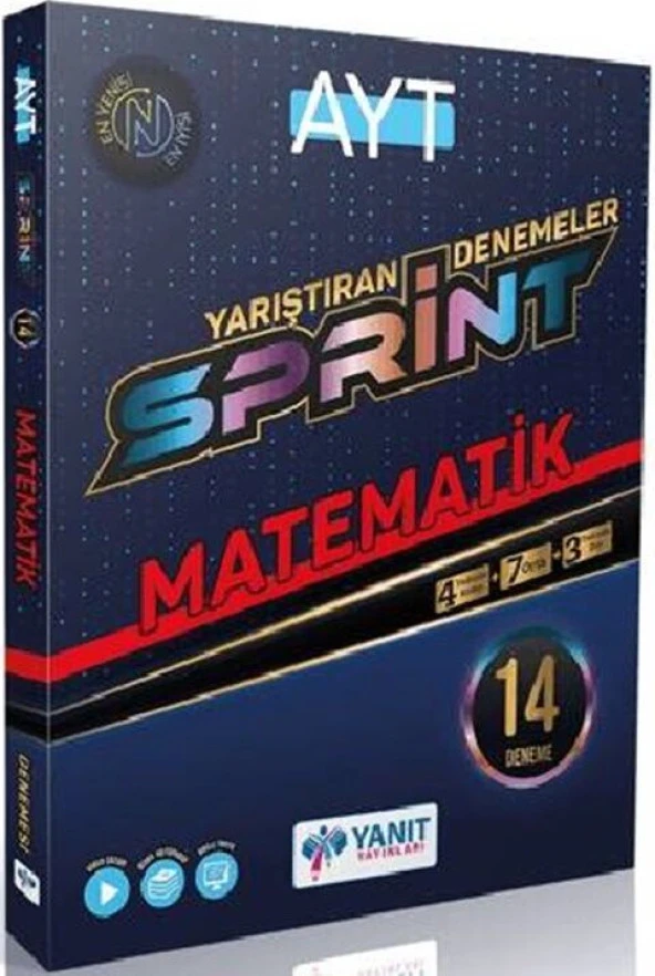Yanıt AYT Matematik 14 lü Yarıştıran Sprint Deneme Yanıt Yayınları ürün görseli 1