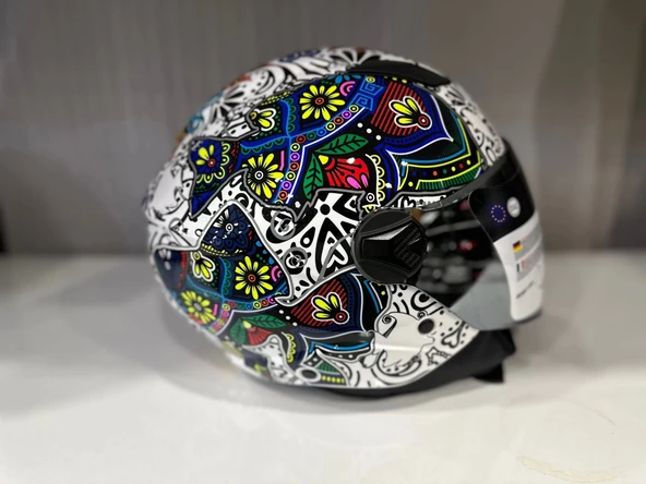 KASK SWAY SW 765 SPRING White ÇENESİZ - Resim 2