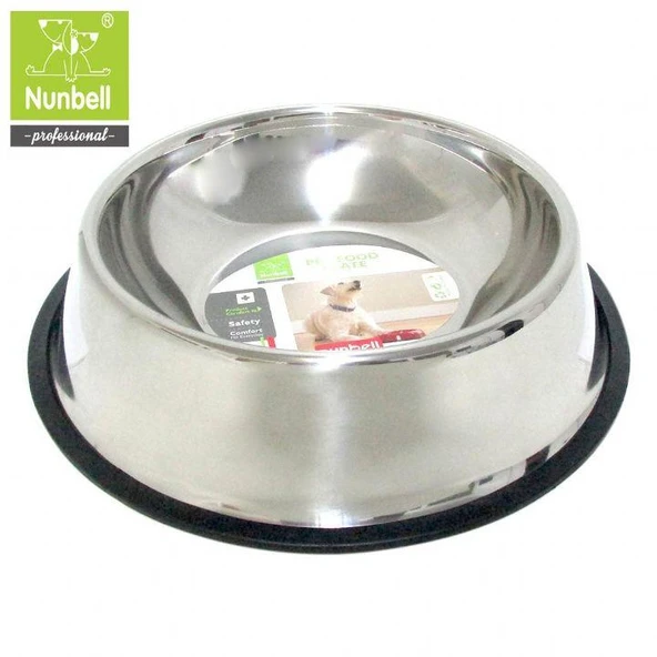 Nunbell Kedi Köpek Çelik Mama Kabı 15 cm ürün görseli 1