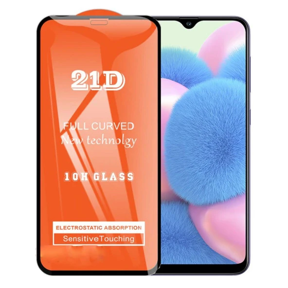 Samsung Galaxy A30S Ekran Koruyucu 21D Tam Kaplayan Kavisli ürün görseli 1