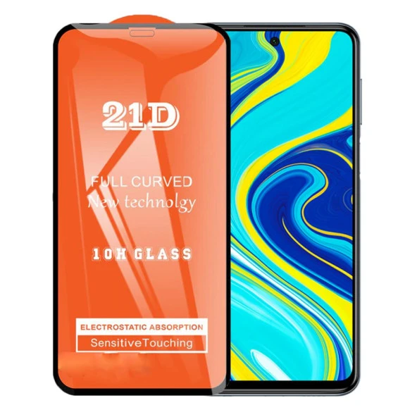 Xiaomi Redmi Note 9S Ekran Koruyucu 21D Kırılmaz Cam ürün görseli 1