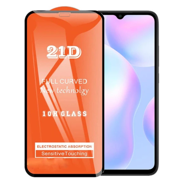 Xiaomi Redmi 9A Ekran Koruyucu 21D Tam Kaplayan Kavisli ürün görseli 1
