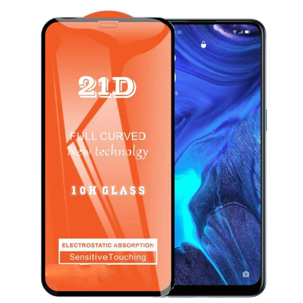 Oppo Reno 4 Ekran Koruyucu kırılmaz Cam 21D ürün görseli 1