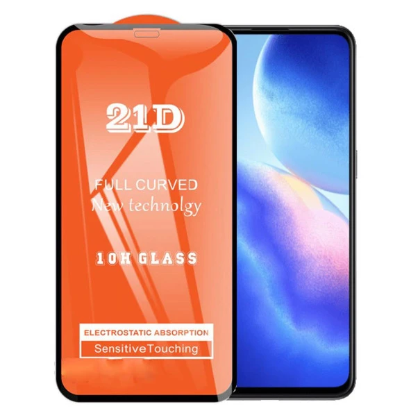 Oppo Reno 5 Ekran Koruyucu 21D Tam Kaplayan Kavisli ürün görseli 1