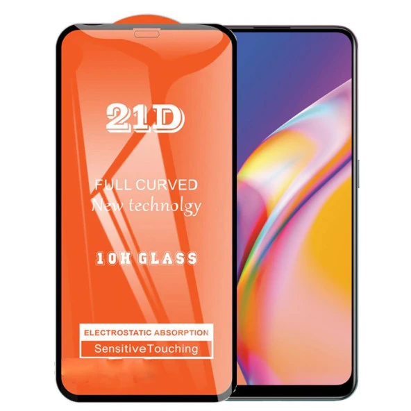 Oppo Reno 5 Lite Ekran Koruyucu 21D Kırılmaz Cam ürün görseli 1