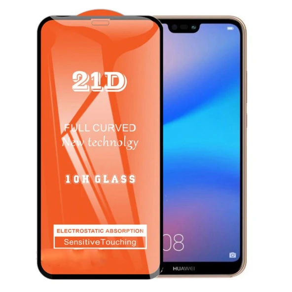 Huawei P20 Lite Ekran Koruyucu 21D Kırılmaz Cam 9018000000294 ürün görseli 1