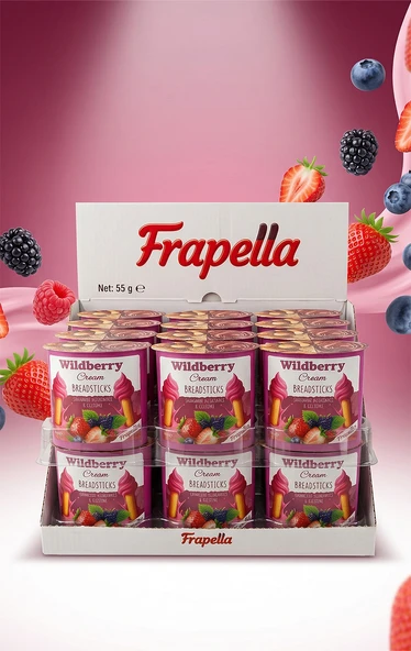 Frapella Orman Meyvesi Kreması Grissini 24 Adet X 55 Gr. ürün görseli 1