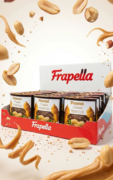 Frapella Yerfıstık Kreması Grissini 12 Adet X 55 Gr. ürün görseli 1