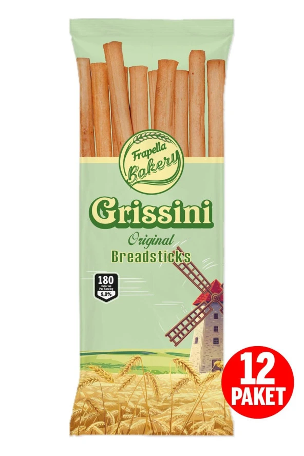 Frapella Sade Grissini 70 Gr. X 12 Paket - Resim 3