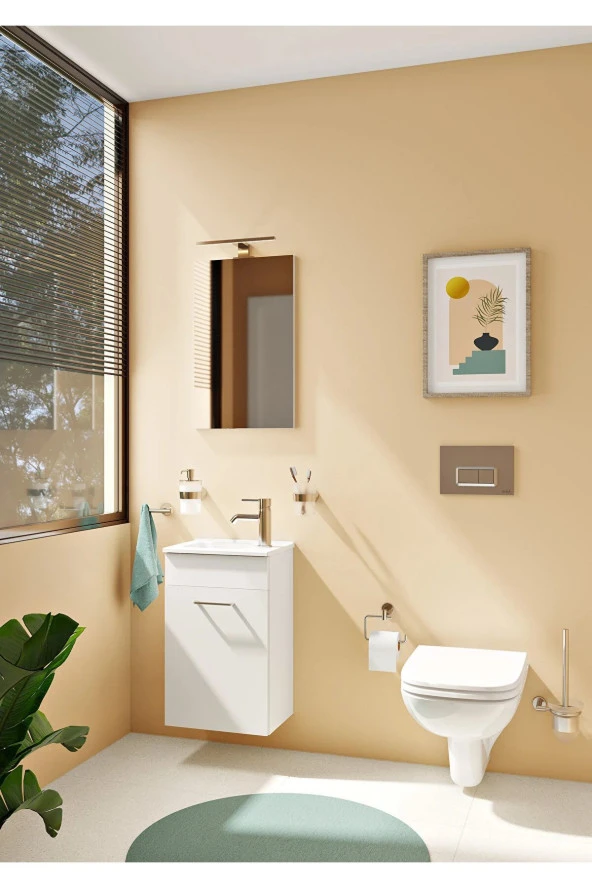Vitra S20 Kanallı Beyaz Asma Klozet 5505L003-0868, Vitra Yavaş Kapak 147-003-909 ürün görseli 1