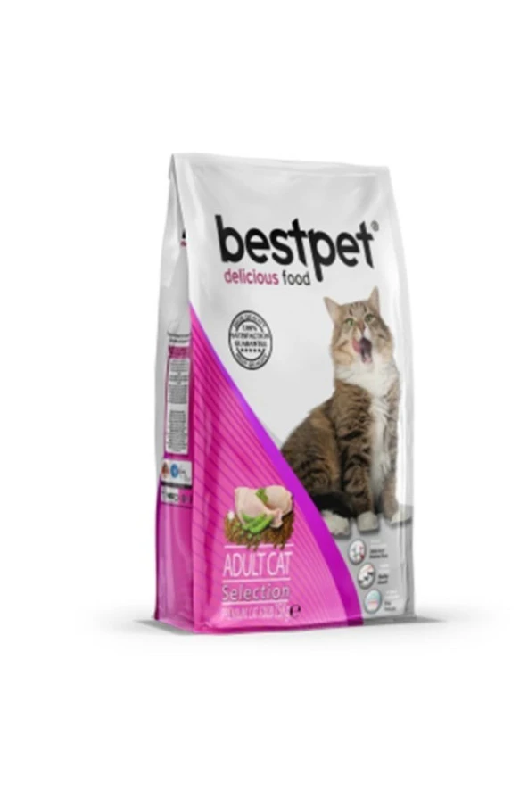 Enjoy Best Pet Bestpet Tavuklu Selection Yetişkin Kedi Maması 15 Kg ürün görseli 1