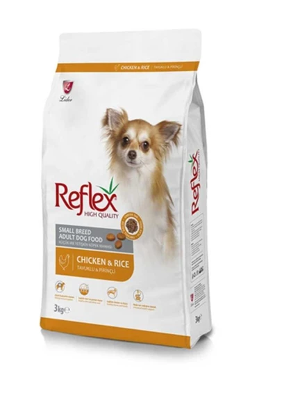 Reflex Beyaz Küçük Irk Tavuklu Yetişkin Köpek Maması 3 Kg ürün görseli 1