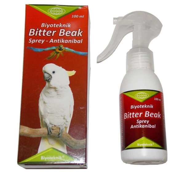 Biyoteknik Bitter Beak Papağan Tüy Yolma Önleyici Sprey ürün görseli 1