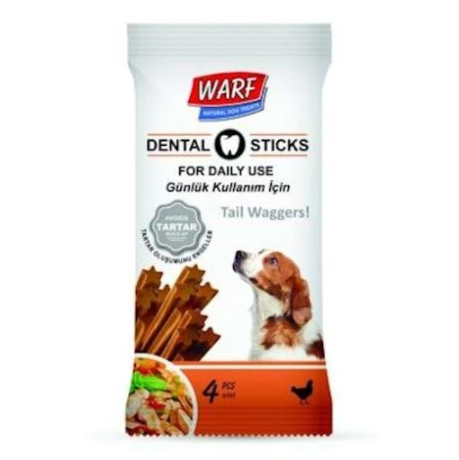 Warf Dental Tavuk Etli Köpek Ödül Çubuk 4"lü Paket ürün görseli 1