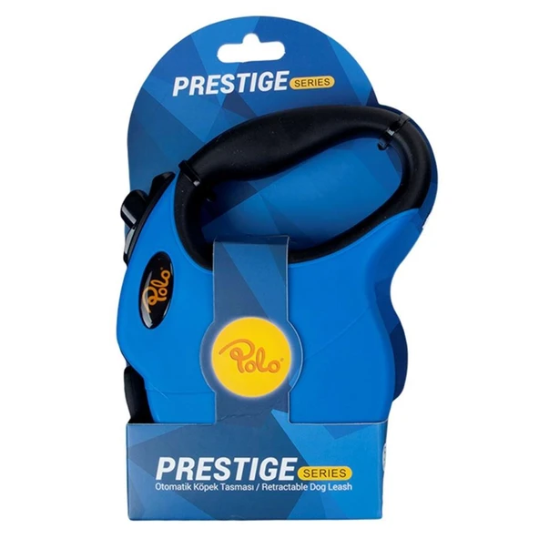 Polo Prestige Flexi Mavi Otomatik Köpek Tasma S 4M/10Kg ürün görseli 1