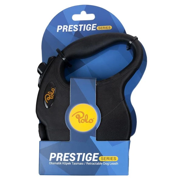 Polo Prestige Flexi Siyah Otomatik Köpek Tasma XS 3M/8Kg ürün görseli 1