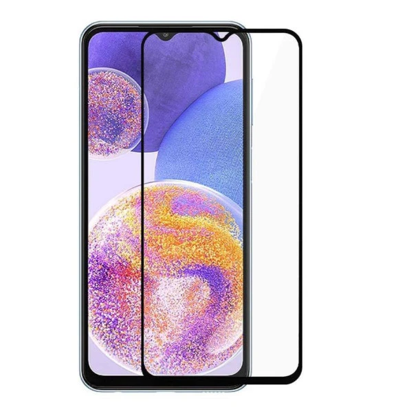 Samsung A23 Ekran Koruyucu 9D Kırılmaz Cam Tam Kaplayan ürün görseli 1