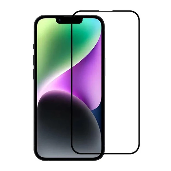 iPhone 14 Ekran Koruyucu 9D Tam Kaplayan Kavisli ürün görseli 1