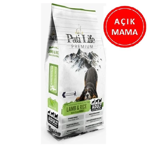 Pati Life Kuzu Etli Köpek Kuru Mama 1 Kg AÇIK ürün görseli 1