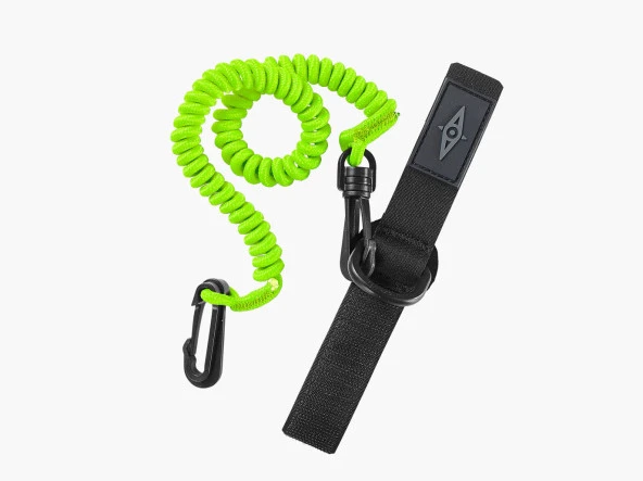 Point65 Paddle Leash Coiled Kürek Tasması-YEŞİL ürün görseli 1