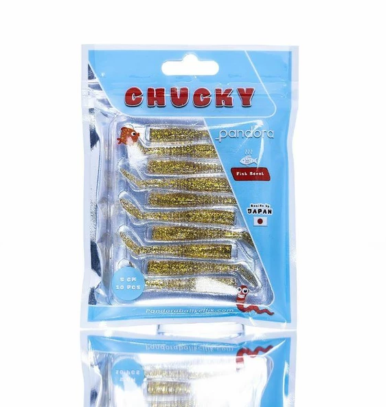 Pandora Chucky 5cm 10 Parça Lrf Silikon Yem - Resim 5