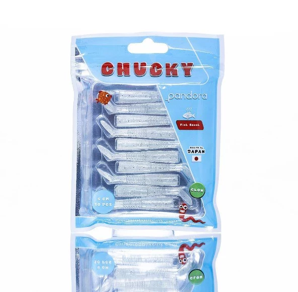 Pandora Chucky 5cm 10 Parça Lrf Silikon Yem - Resim 4