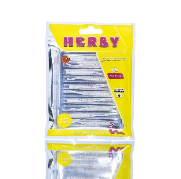Pandora Herby Worm 5cm 10 Parça Lrf Silikon Yem - Resim 7