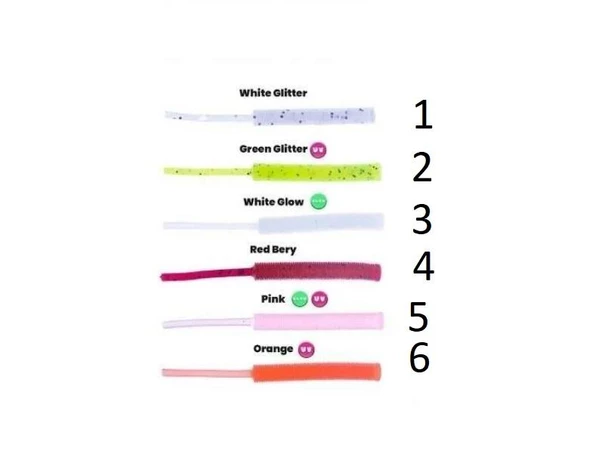 Pandora Herby Worm 5cm 10 Parça Lrf Silikon Yem ürün görseli 1