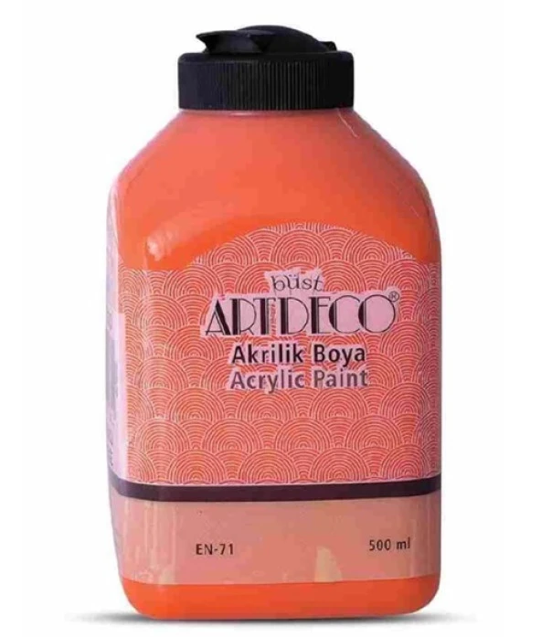 Artdeco Akrilik Boya 500 Ml Turuncu ürün görseli 1
