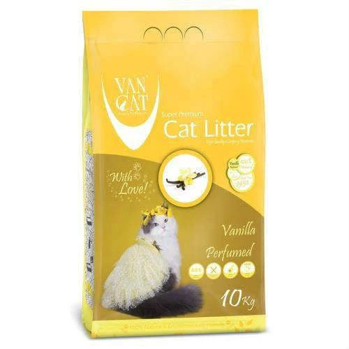 Vancat Vanilya Kokulu Kedi Kumu İnce Taneli 10 Kg ürün görseli 1