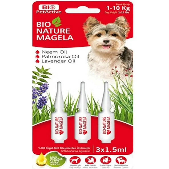 Bio Pet Active Köpek Tüy ve Deri Bakım Damlası 1-10 kg ürün görseli 1