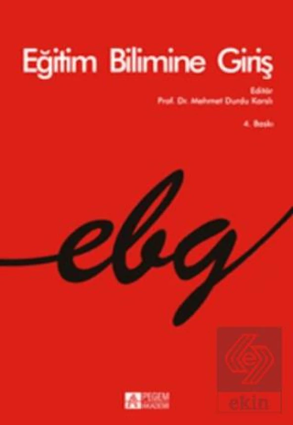 Eğitim Bilimine Giriş ürün görseli 1