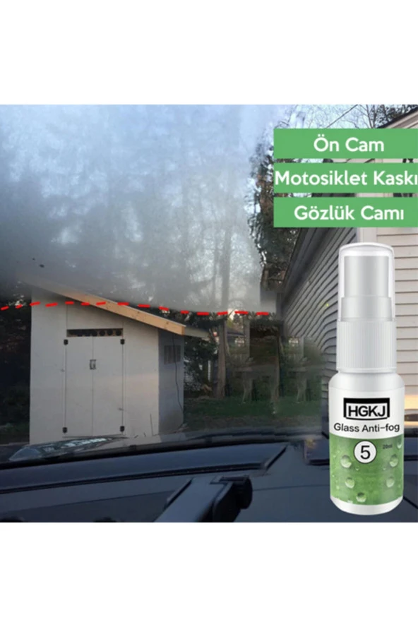Hgkj 5 20ml Buğu Önleyici Buhar Engelleyici Araba Cam Temizleyici Anti Fog Agent ürün görseli 1