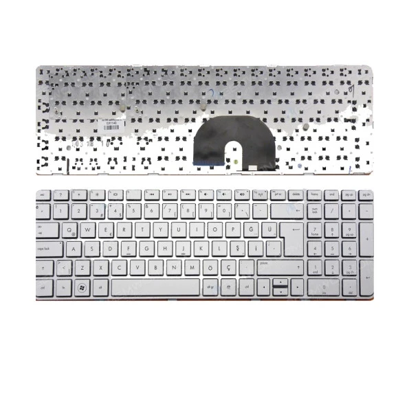 Hp dv6-6010ST 640436-141 Notebook Klavyesi - Gümüş - TR ürün görseli 1