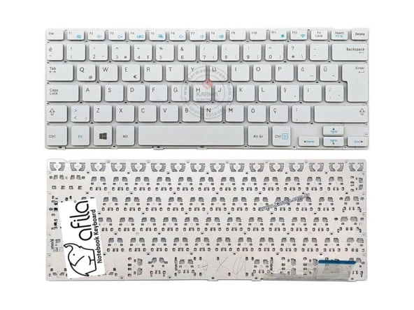 Samsung Ativbook NP915 NP905 NP910 SN3730W NP915S3G Notebook Klavyesi Beyaz TR SG-62310-87A ürün görseli 1
