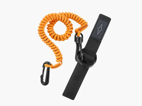 Point65 Paddle Leash Coiled Kürek Tasması-SARI ürün görseli 1