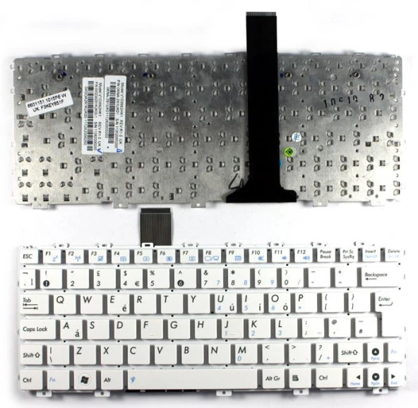 Asus 0KNA-Z61US02 2J095113271M Notebook Klavyesi - Beyaz - TR ürün görseli 1
