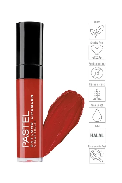 Pastel Daylong Lipcolor Kissproof - Likit Mat Ruj 50 ürün görseli 1