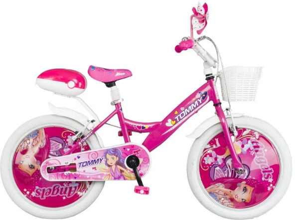 TommyBike Kız Bisikleti 7-10 Yaş Çocuk Bisikleti 20 Jant Bisiklet Kapaklı ürün görseli 1