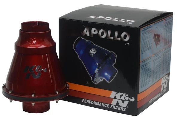 K&N Apollo Açık Hava Performans Filtre Kiti 70mm Kırmızı, DAHI81 ürün görseli 1