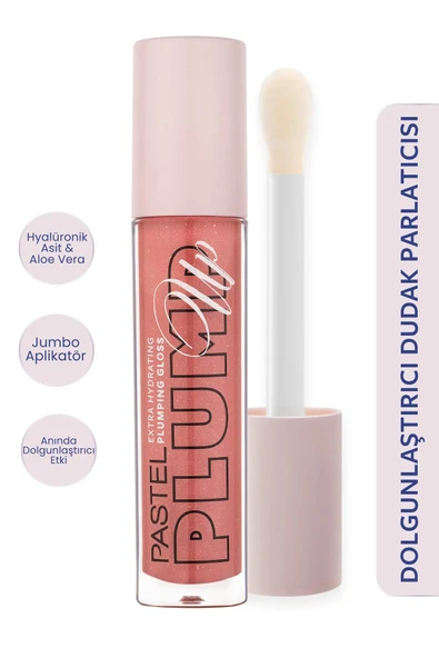 Plump Up Extra Hydrating Plumping Gloss - Dolgunlaştıran Dudak Parlatıcısı 208 Shimmer Nude ürün görseli 1