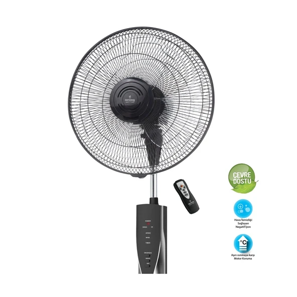 Airking Ottowa Pro Ayaklı Vantilatör - Resim 2