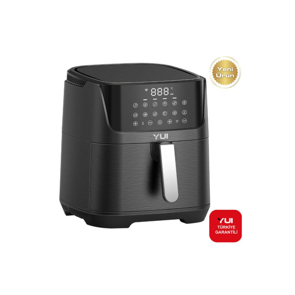 Yui Air Fryer 5.5 Litre Siyah M25 Maxifry Pro Akıllı Fritöz ürün görseli 1