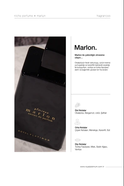 MARLON 100 ML NICHE PARFÜM - Resim 2