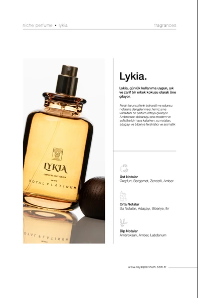 LYKIA 100 ML NICHE PARFÜM - Resim 2